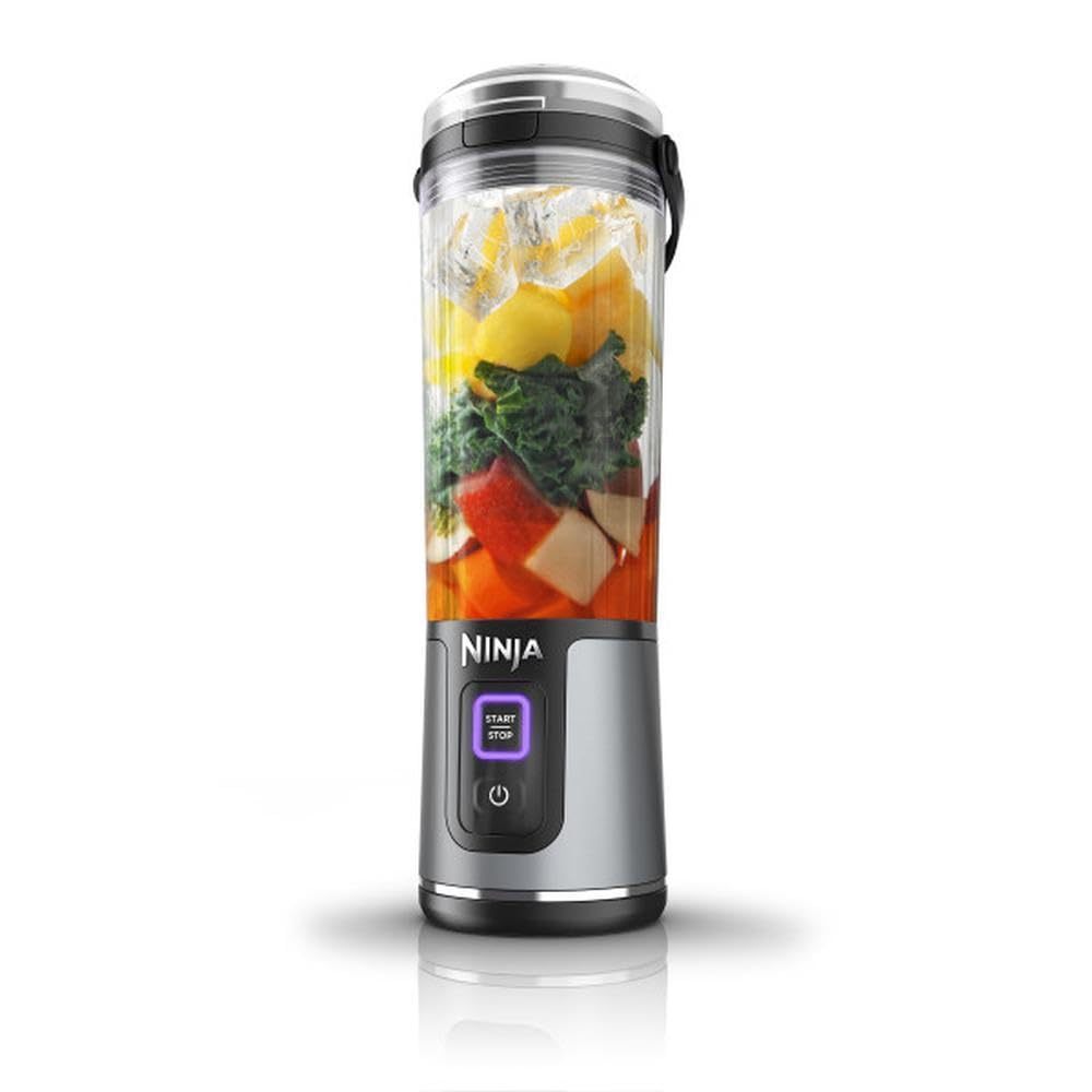 Temu: Bc151bk Blast Portable Blender Cordless 18oz Vessel For Shakes Smoothies Bpa Free Leakproof Lid Sip Spout Usb C Rechargeable Dishwasher Safe Parts Black