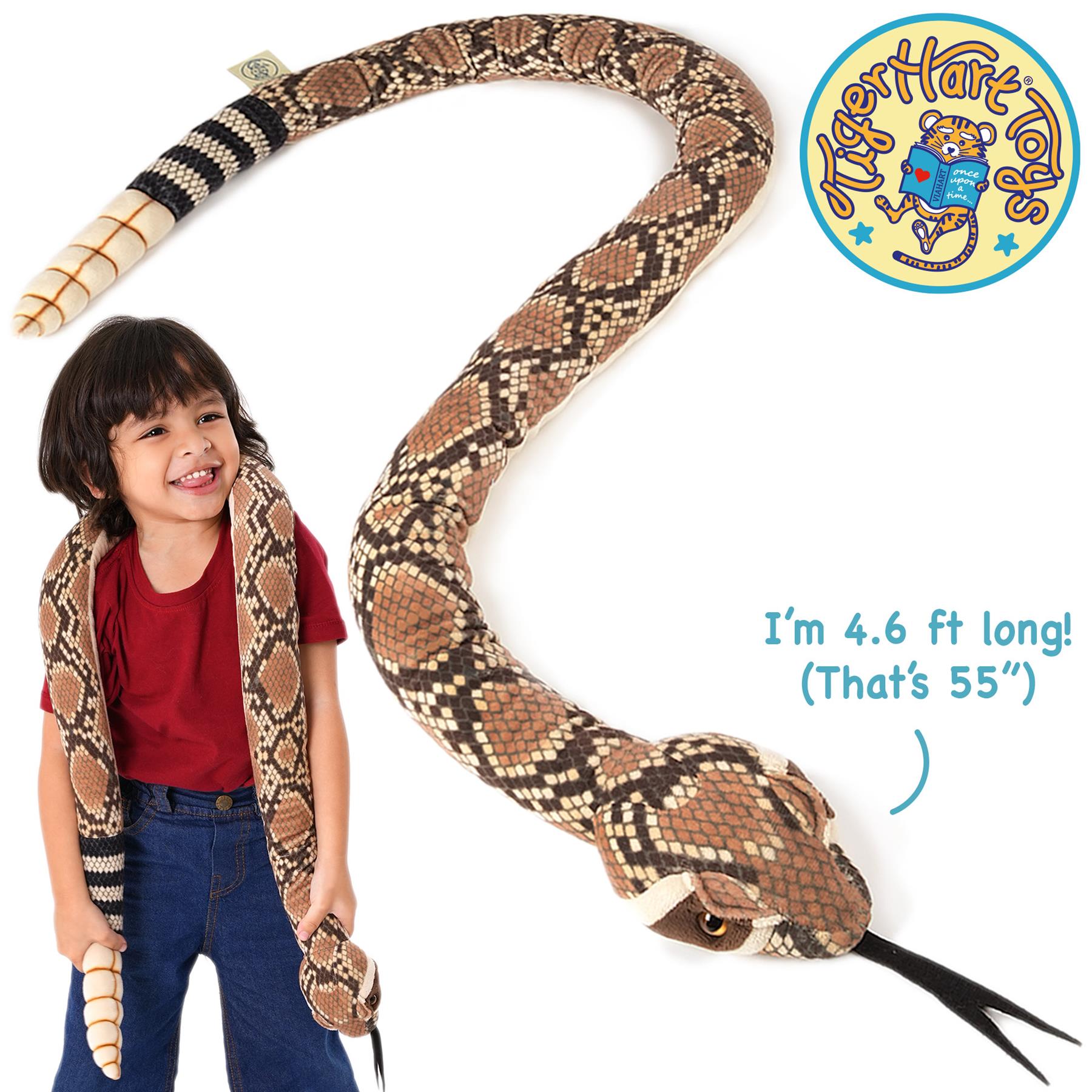 Rambo The Rattlesnake - 55 Inch Stuffed Animal Plush - By Viahart