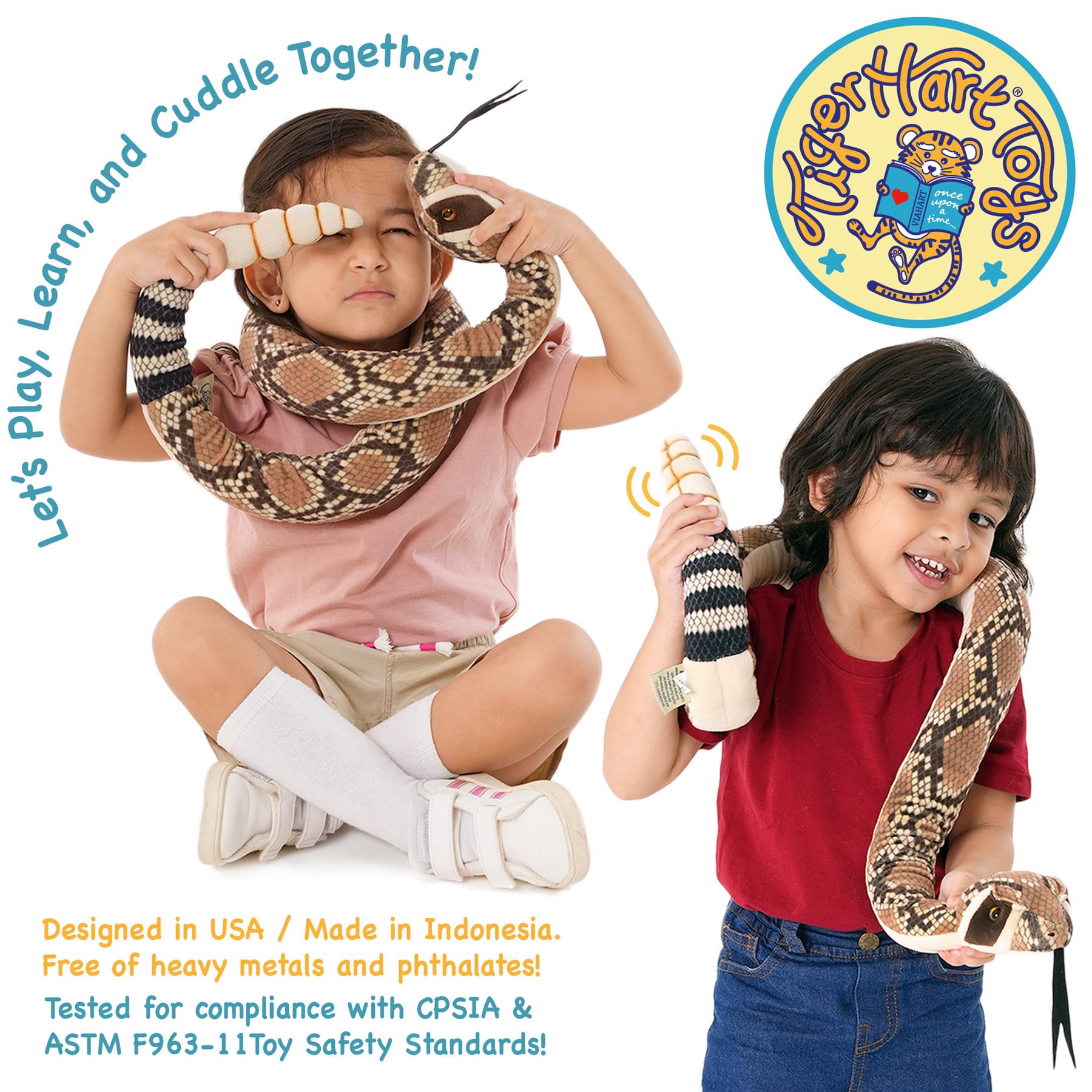 Rambo The Rattlesnake - 55 Inch Stuffed Animal Plush - By Viahart