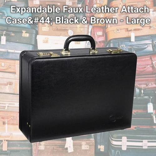 expandable leather case 44 large