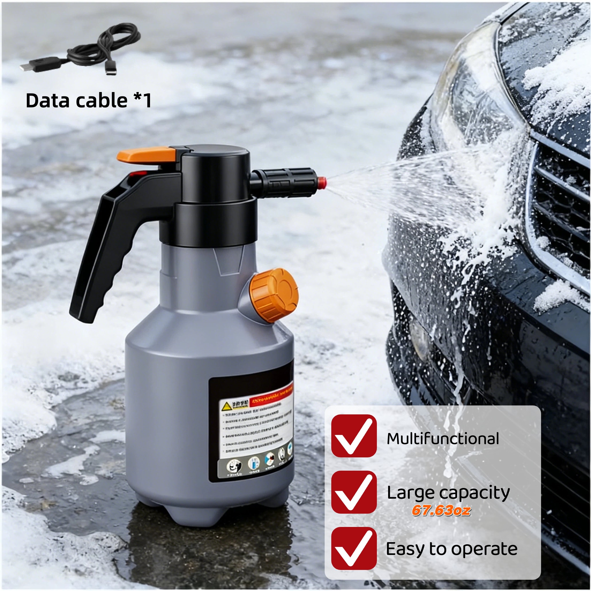 electric foam sprayer sold on Temu United States