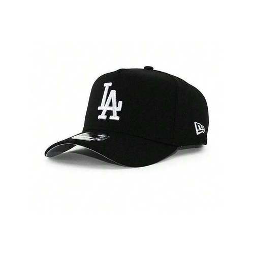 dodgers los angeles snapback hat black white