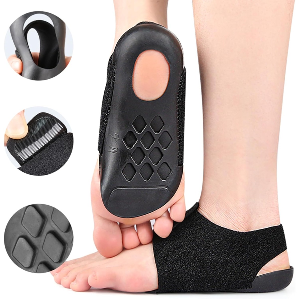 Arch Support Insert Length Shoe Insoles for Women Men,Plantar Fasciitis Relief Heel Cups, Orthotic Shoe Inserts for Flat Feet,Over-Pronation,Heel Pain Relief,Improve Balance