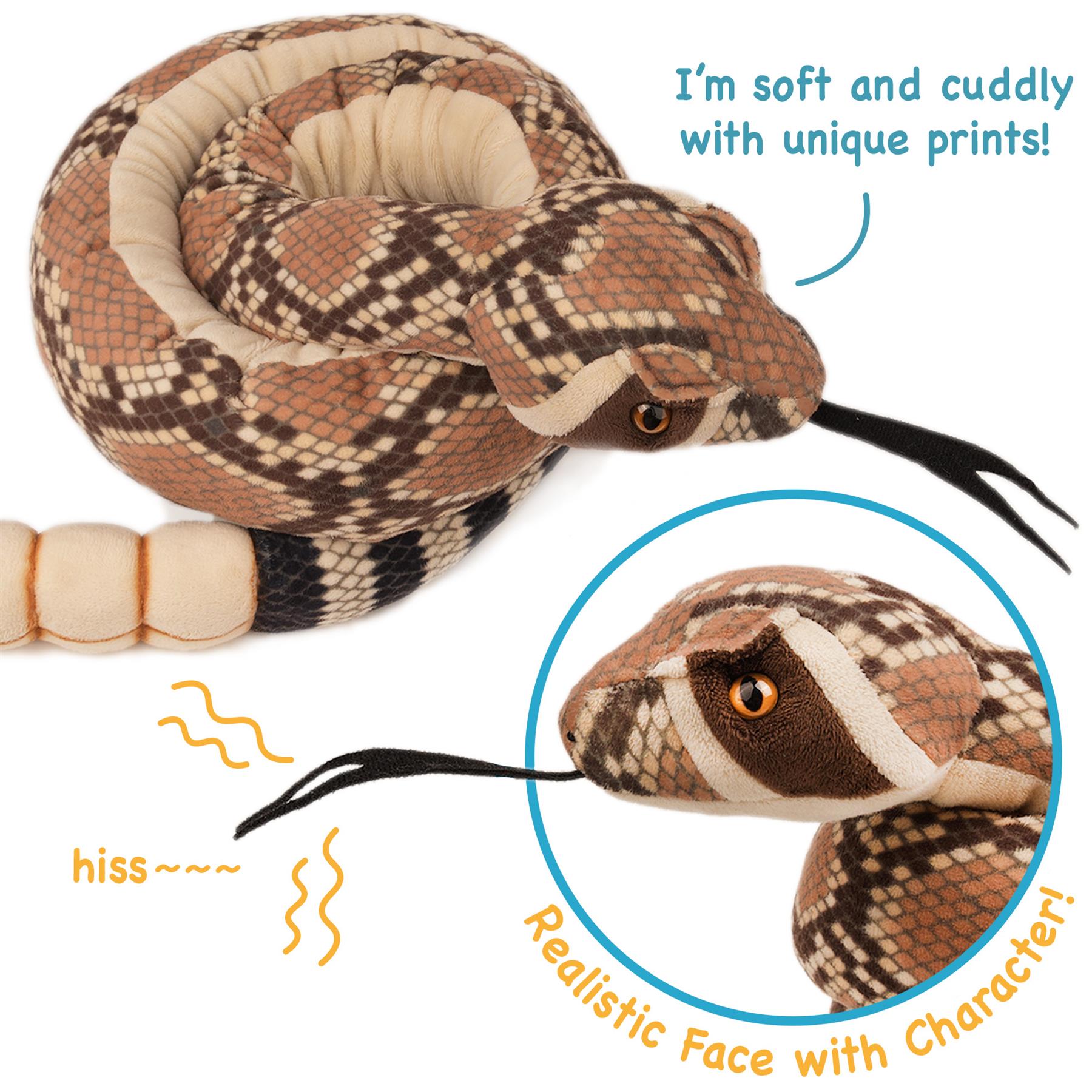 Rambo The Rattlesnake - 55 Inch Stuffed Animal Plush - By Viahart