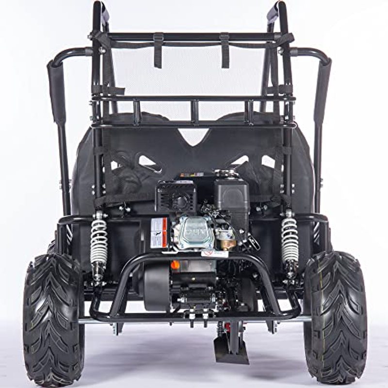 MotoTec Mud XL 212cc 2 Seat Go Kart Full Suspension Blue