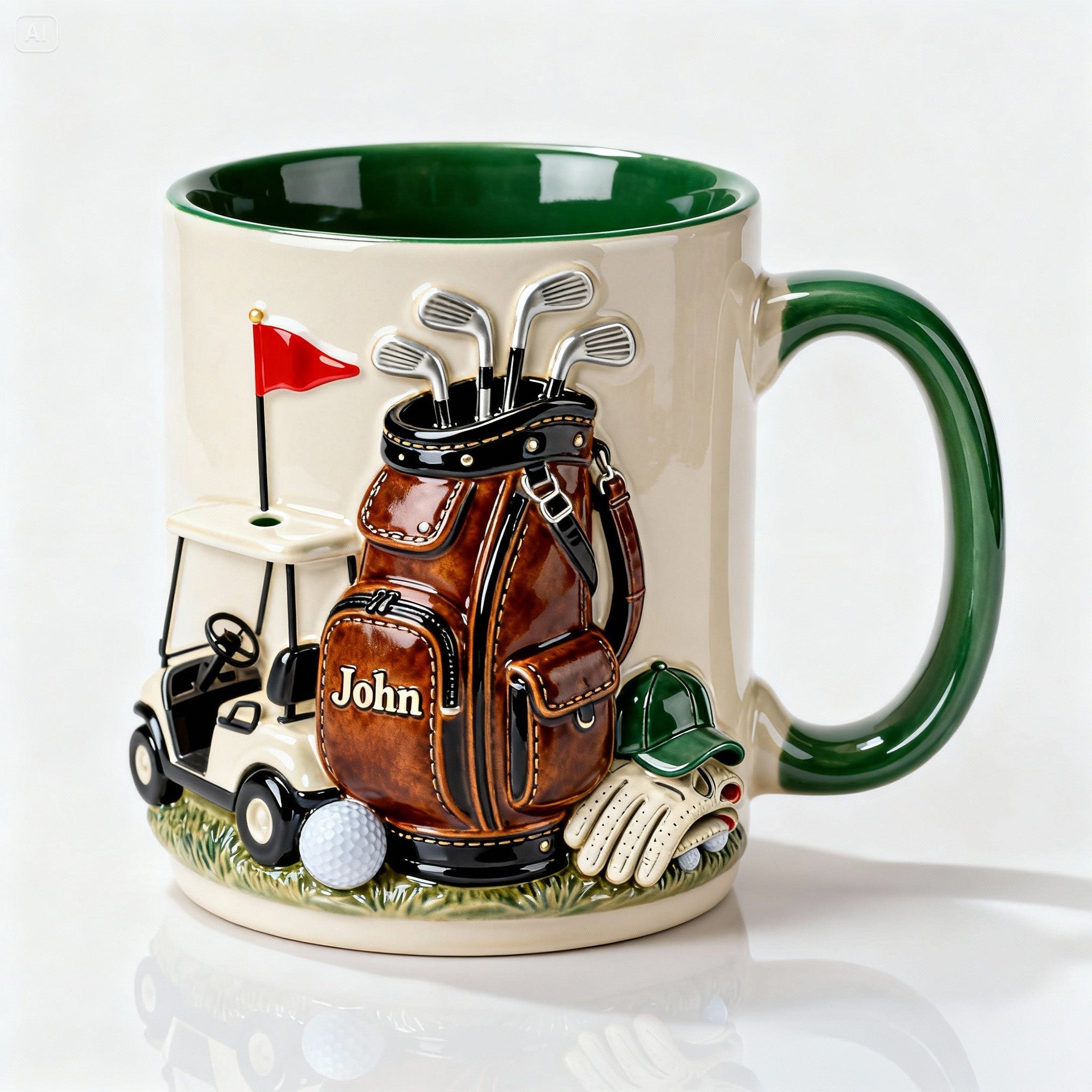 On The Course Golf Coffee Mug - Personalized Gift For Golfers 05HYMG050126