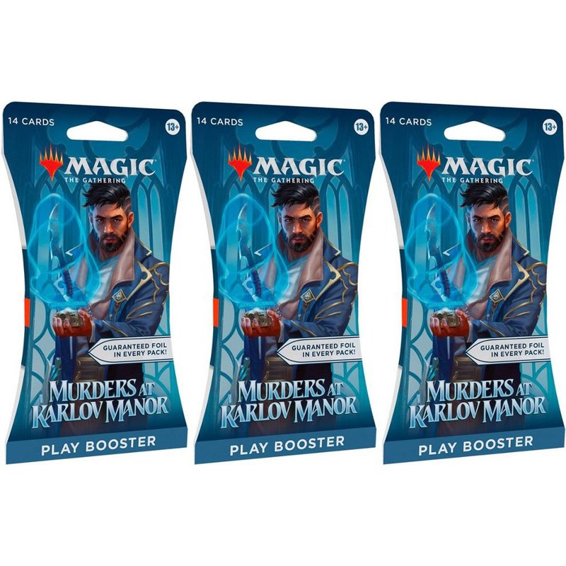 TEMU 3 Packs Mtg Pack Lot Mtg Murder At