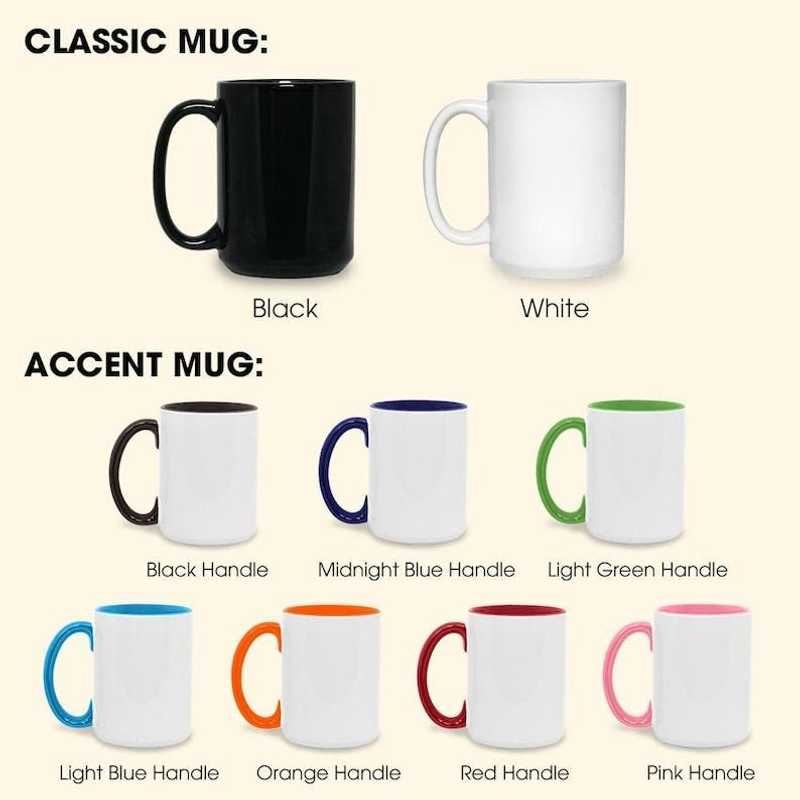 Personalized Rock Band Coffee Mug, Guitar & Drum Music Lover Gift for Him