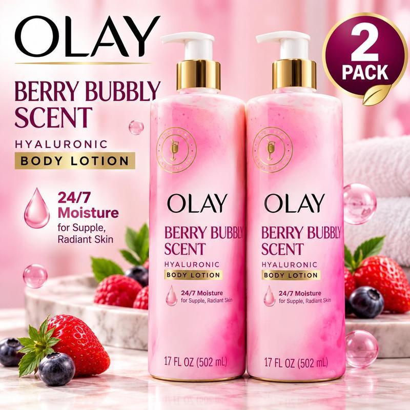 TEMU (2 Pack) Olay Berry Intensely Hydrating Body Lotion -edition