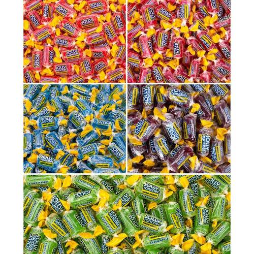jolly green blue raspberry grape cherry or watermelon individually wrapped fruity candy