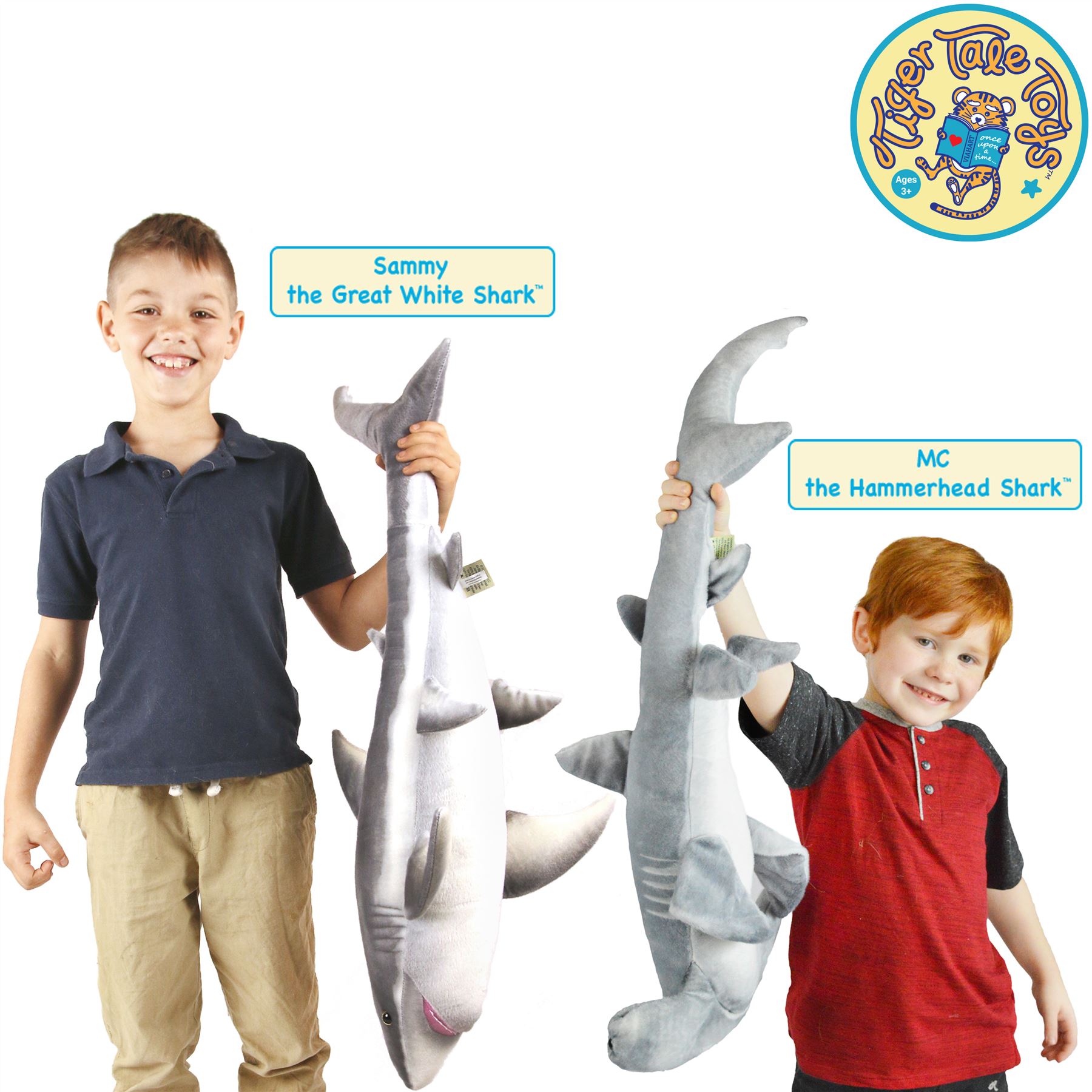 Sammy The Shark - 36 Inch Stuffed Animal Plush - By Viahart