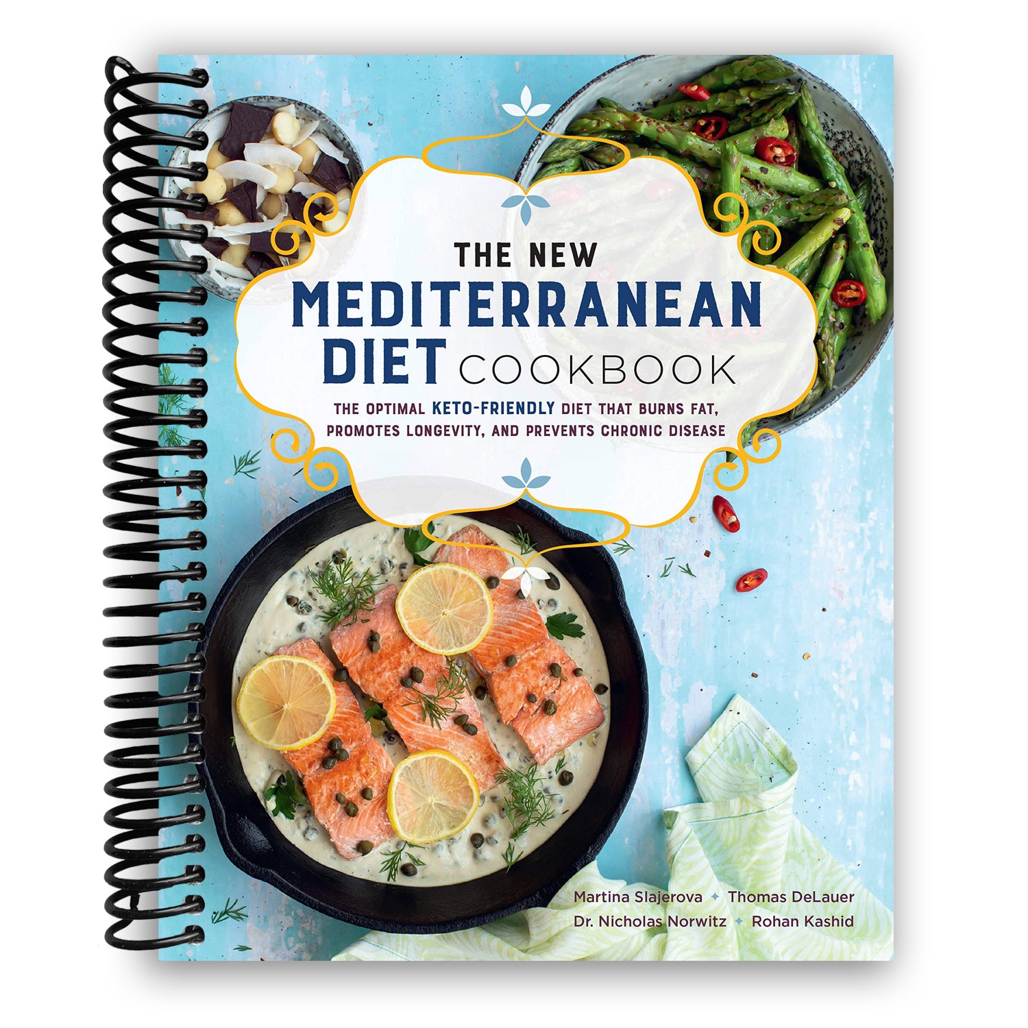 TEMU The New Mediterranean Diet Cookbook: The Optimal Keto-friendly Diet That Burns Fat, Promotes Longevity, And Prevents Chronic Disease (spiral