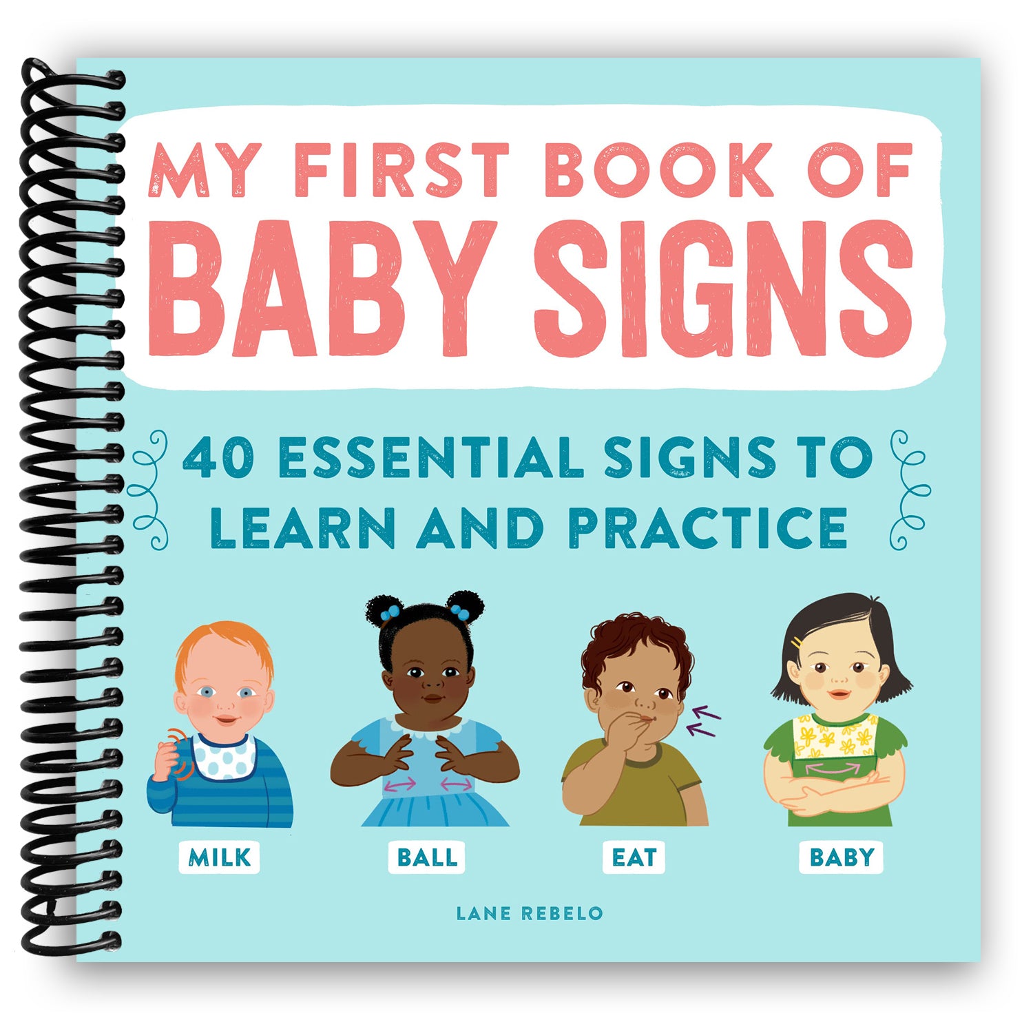 TEMU My First Book Of Baby Signs: 40 Essential Signs To Learn And Practice (spiral Bound)