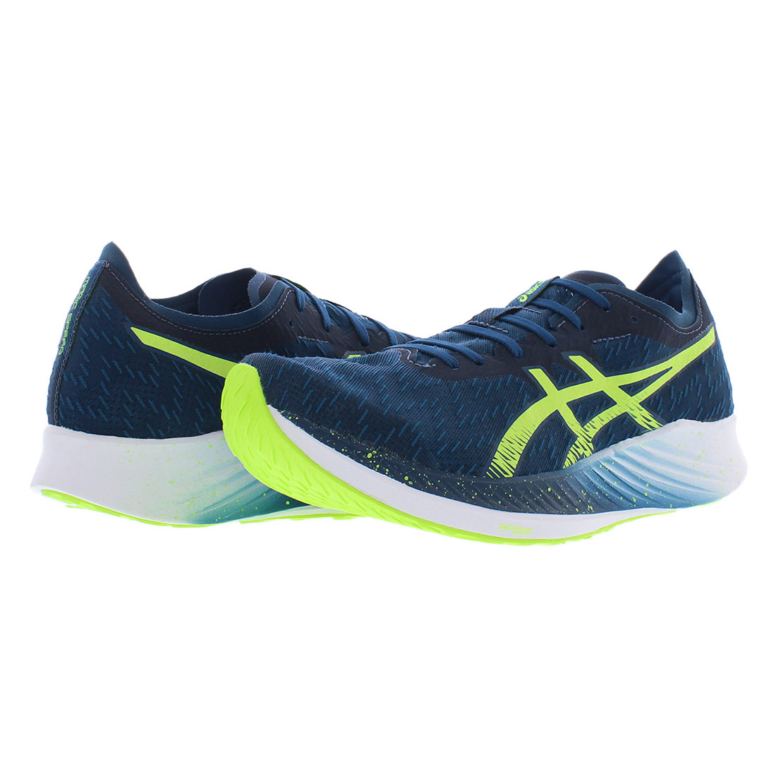     mens shoes blue neon