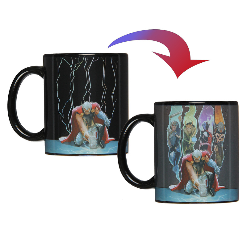         heat reactive color changing tea coffee mug cup 3