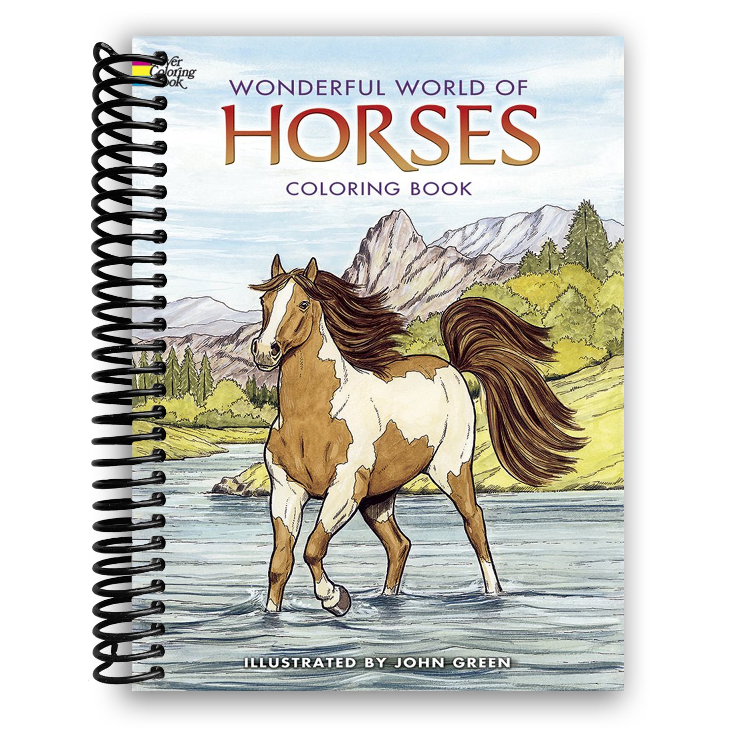 TEMU Wonderful World Of Horses Coloring Book (spiral Bound)