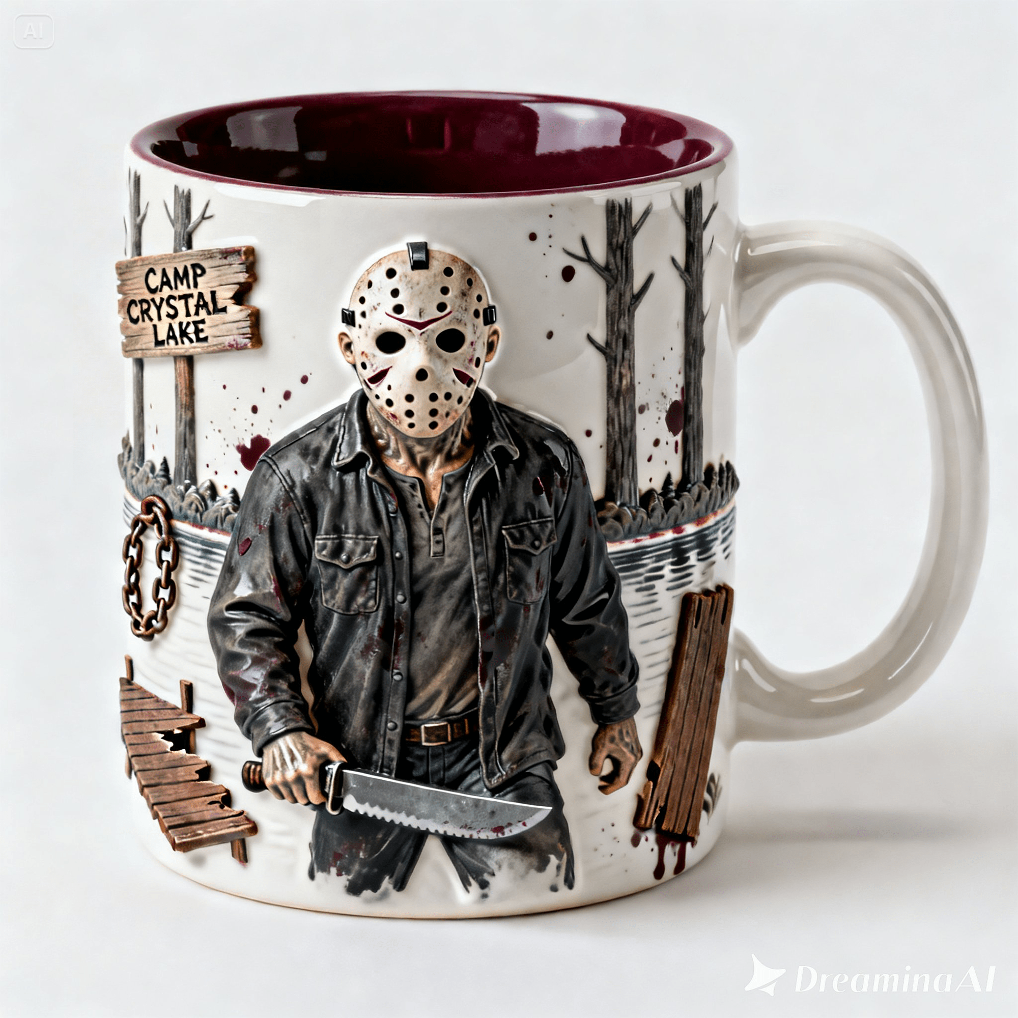Creepy Villain Accent Mug - Personalized Gifts 03nalu060126