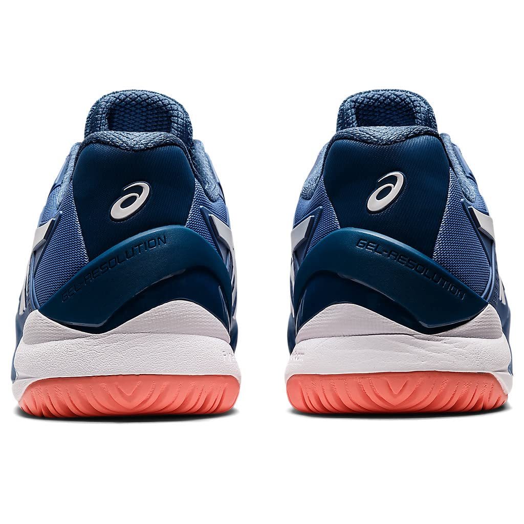   mens gel resolution 8 tennis shoes     white