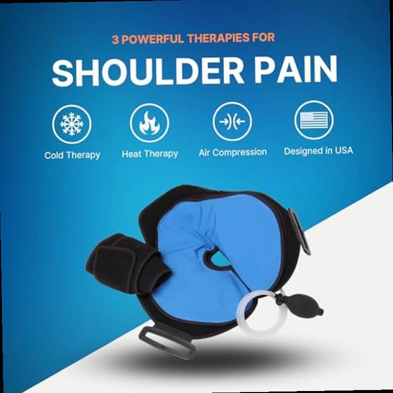   advanced hot or cold   shoulder ice pack wrap shoulder brace for     heating pad for rotator cuff injuries surgery gym injuries baseball pitching 16032 Product details 0