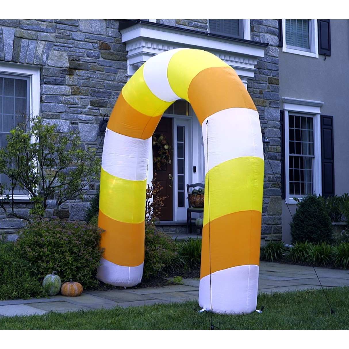 

8' Candy Corn Inflatable Arch With