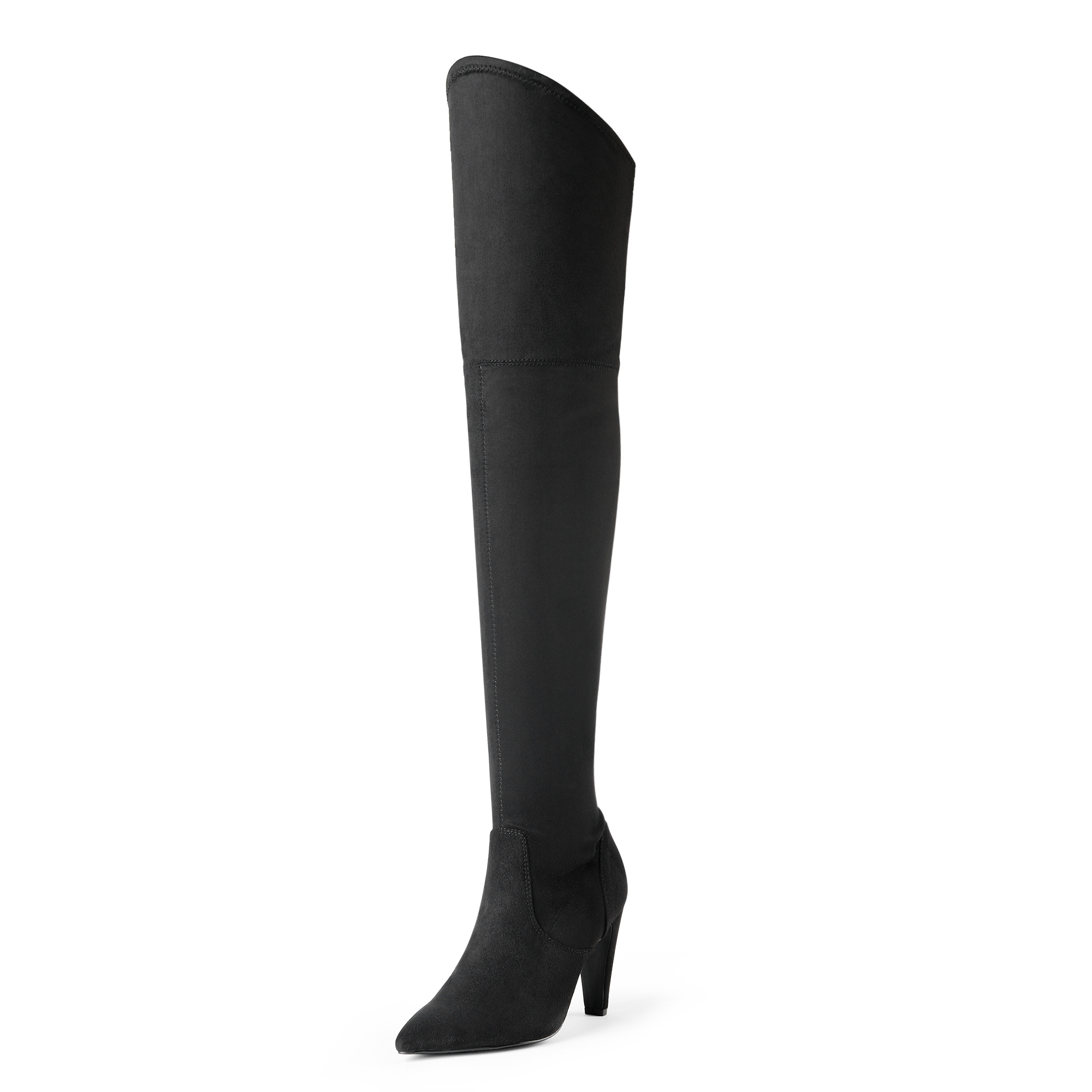 

Women's Thigh High Boots Over The Knee Heels Long Sexy Pointed Toe Boots Women Autumn Boots Comfortable Fasion Shoes Fit For Jeans, Skirts Or Shorts Versatile Style