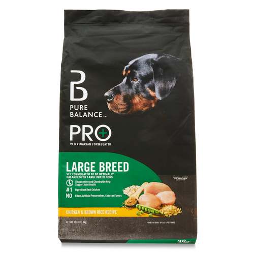 pro large breed chicken and recipe dry dog food 30 lb