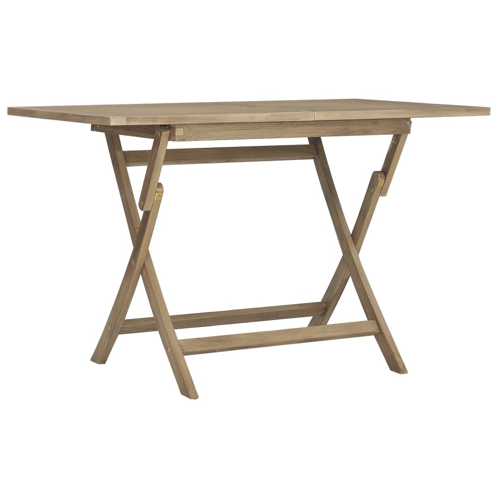vidaXL Outdoor Dining Table Folding Table Garden Furniture Solid Wood Teak