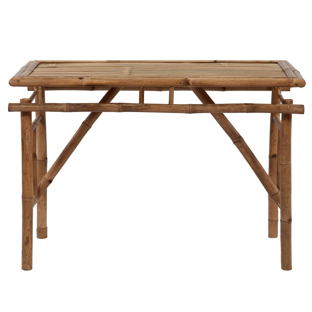 vidaXL Folding Patio Table Bamboo Outdoor Garden Camp Dining Desk Furniture
