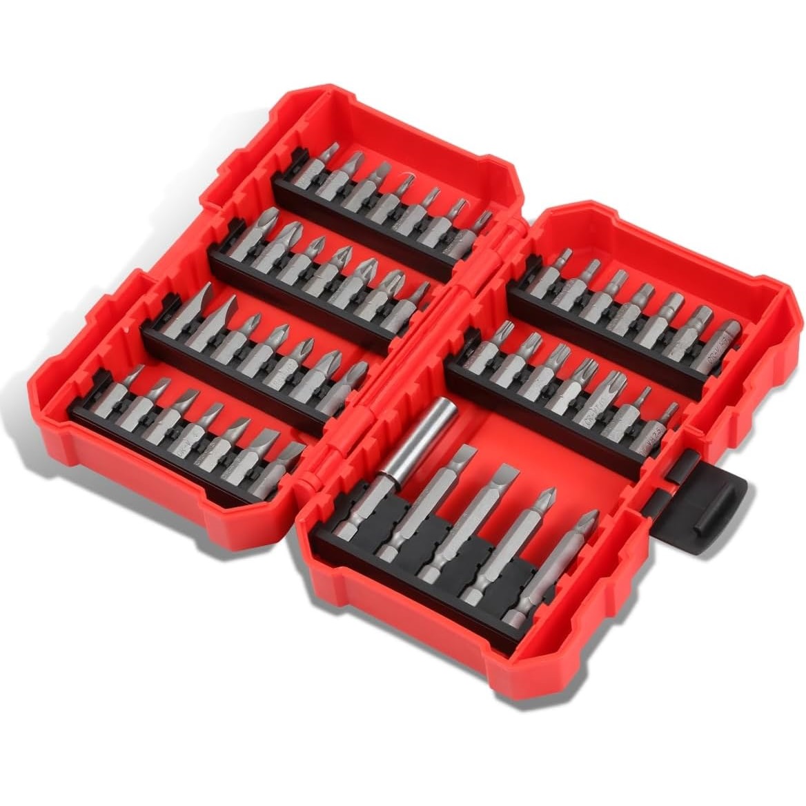 47 Pieces Magnetic Tip Crv Screwdriver Set Non-slip Handle Grip Durable Repair Home Improvement Tools