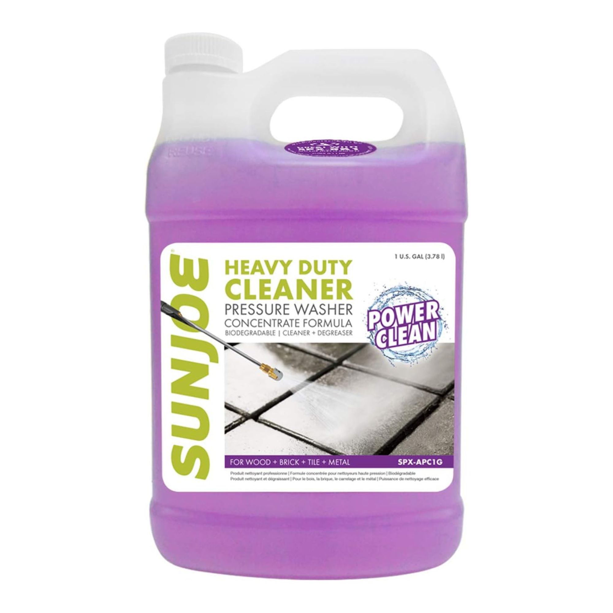 Sun Joe All-Purpose Pressure Washer Concentrated Cleaner and Degreaser, 1 Gal