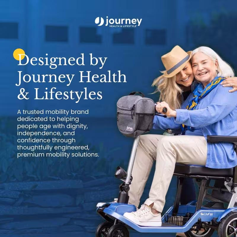 journey upright foldable walker for seniors with 10 front wheels and lights Product details 4