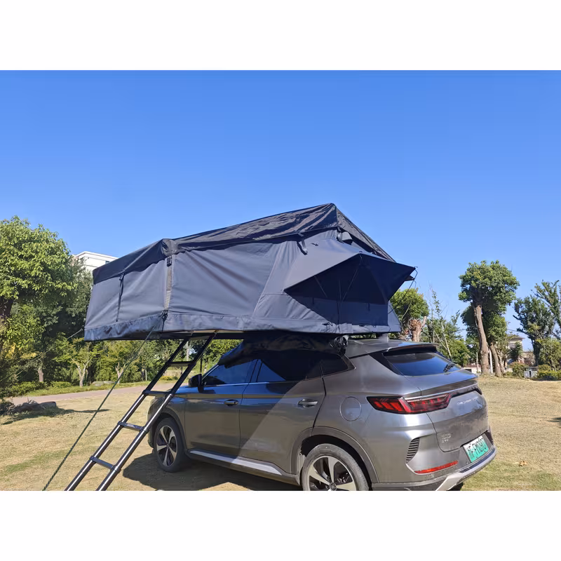 rtt roof top tent for truck camping or overlanding softshell side with telescopic ladder for waterproof Product details 2