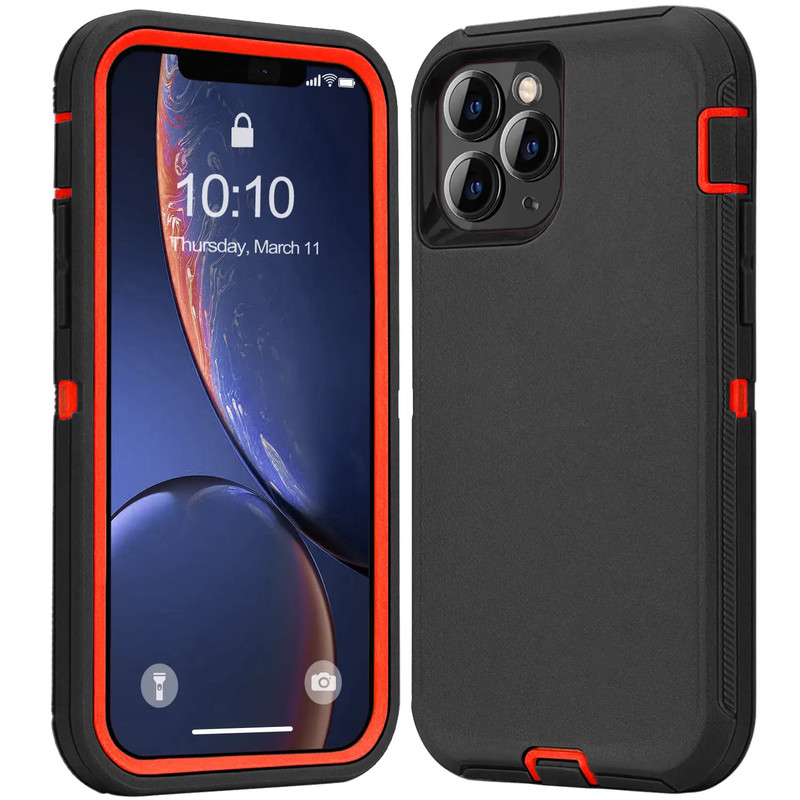 for iphone 17 air 16e 16 15 pro max 14 13 12 11 xr xs phone defender case heavy duty shockproof   phone accessories handheld smartphone protection