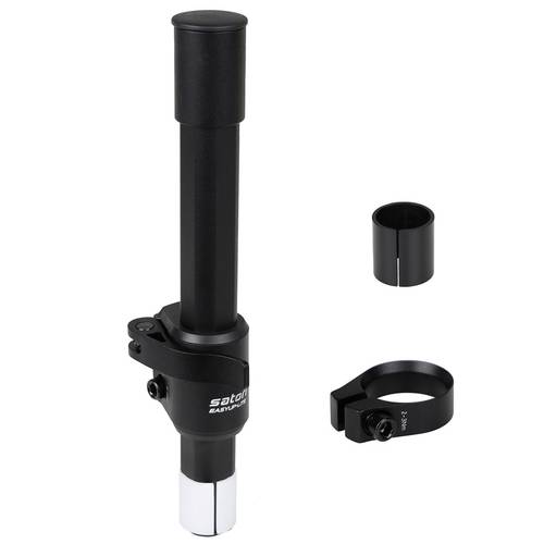 lite adjustable bike bicycle handlebar extender mtb fork stem extension 1 1 8 x 110 210mm x 100mm tool free handlebar side folding for storage