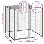 outdoor dog kennel large dog crate with lockable door dog cage with roof for training exercising puppy playpen for   steel