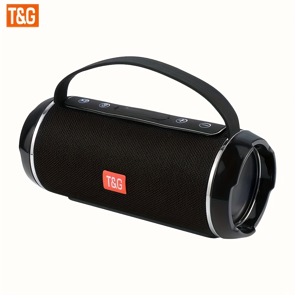 TEMU Tg116c Portable Wireless Bluetooth Speaker Portable Fabric Outdoor Gift Subwoofer Card Bluetooth Speaker