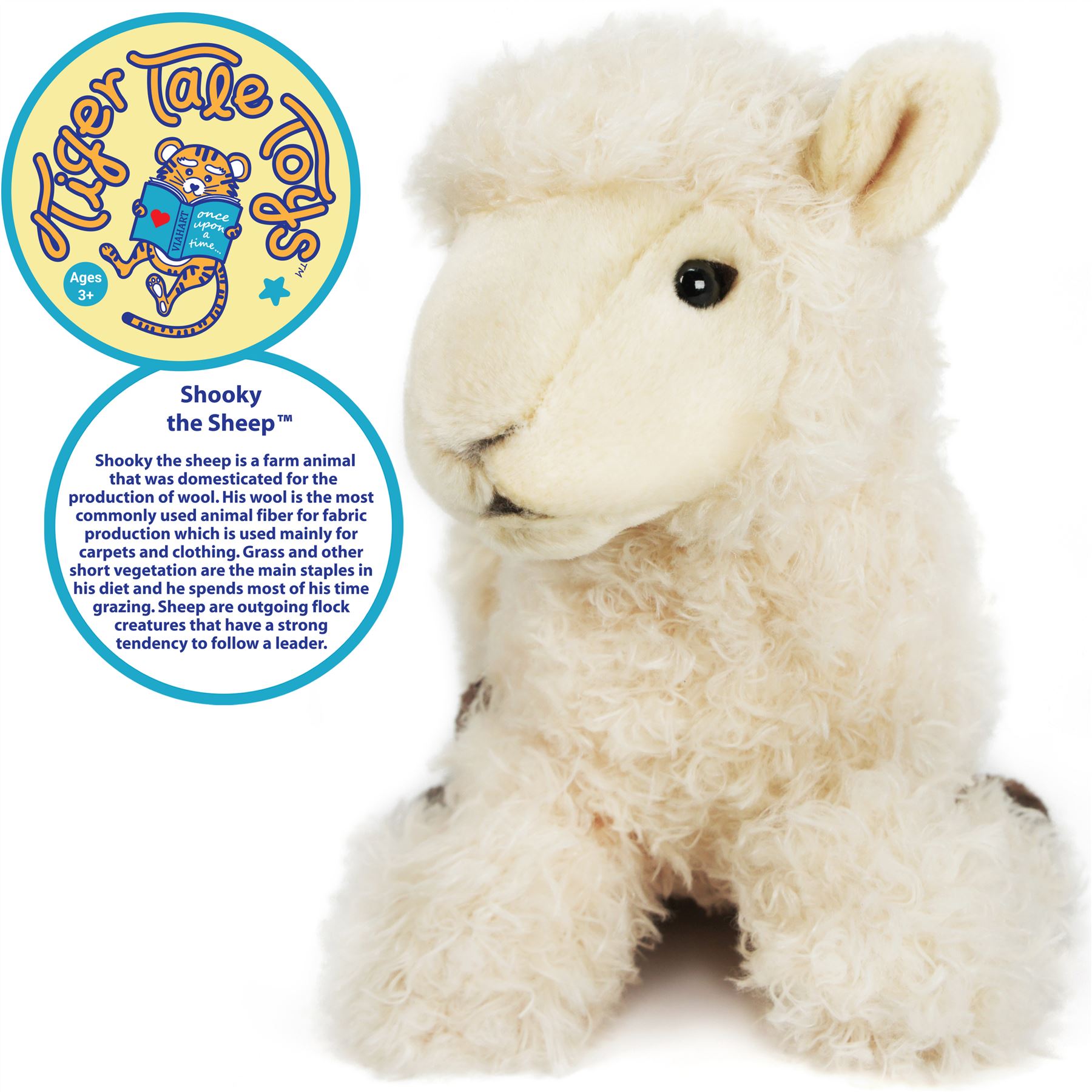 Shooky The Sheep - 10 Inch Stuffed Animal Plush - By Viahart