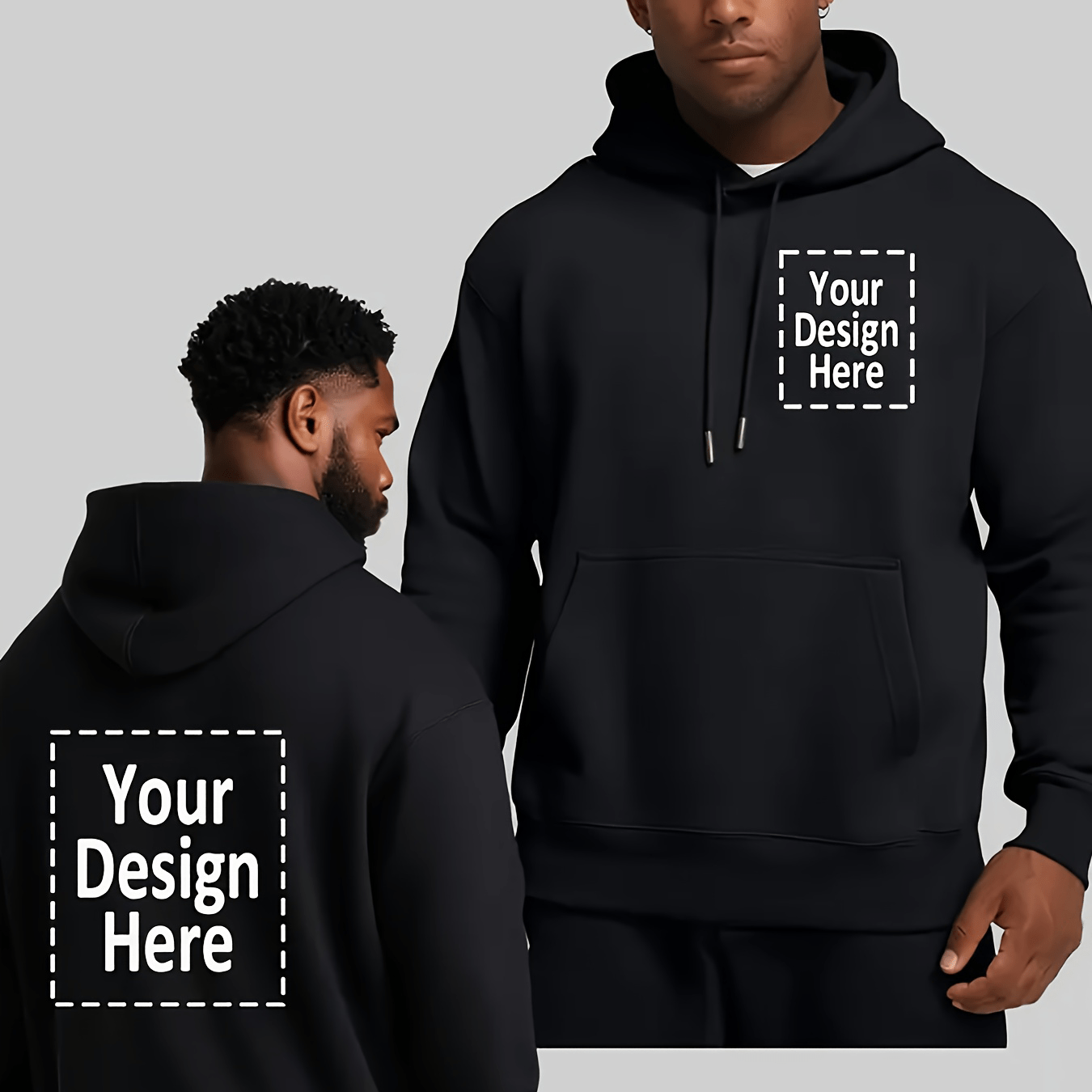 Temu – TEMU [reversible Custom Hoodies] Customize Hoodies For Men And Women For Halloween, Thanksgiving, And Christmas To ! Perfect For Family Holidays,