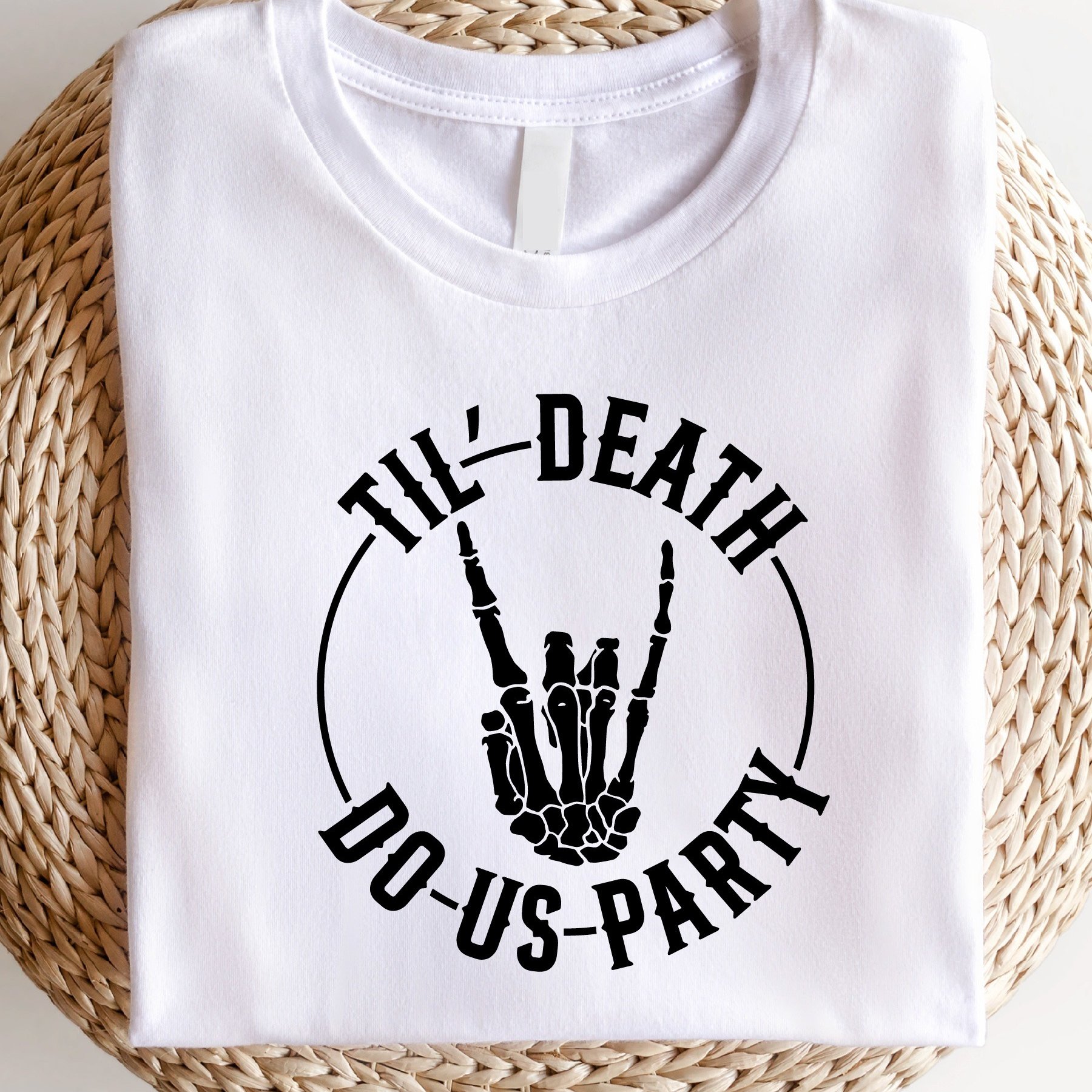 

Tt255 Do Us Party Shirt, Bridal Party T-shirt, Bachelorette , Skeleton Bride Team Gift, Bridesmaid Proposal Shirts