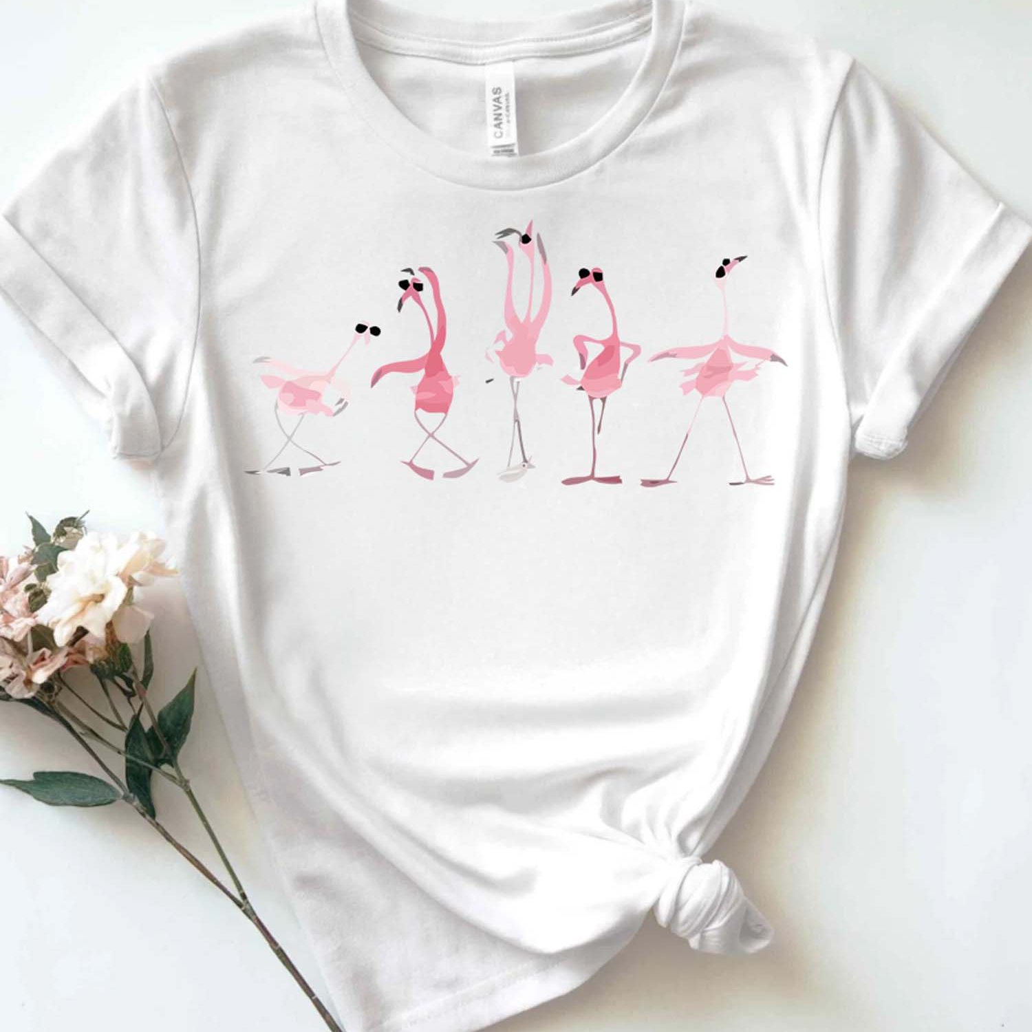 TEMU White Cotton Women's T - Shirt: Walk Theme