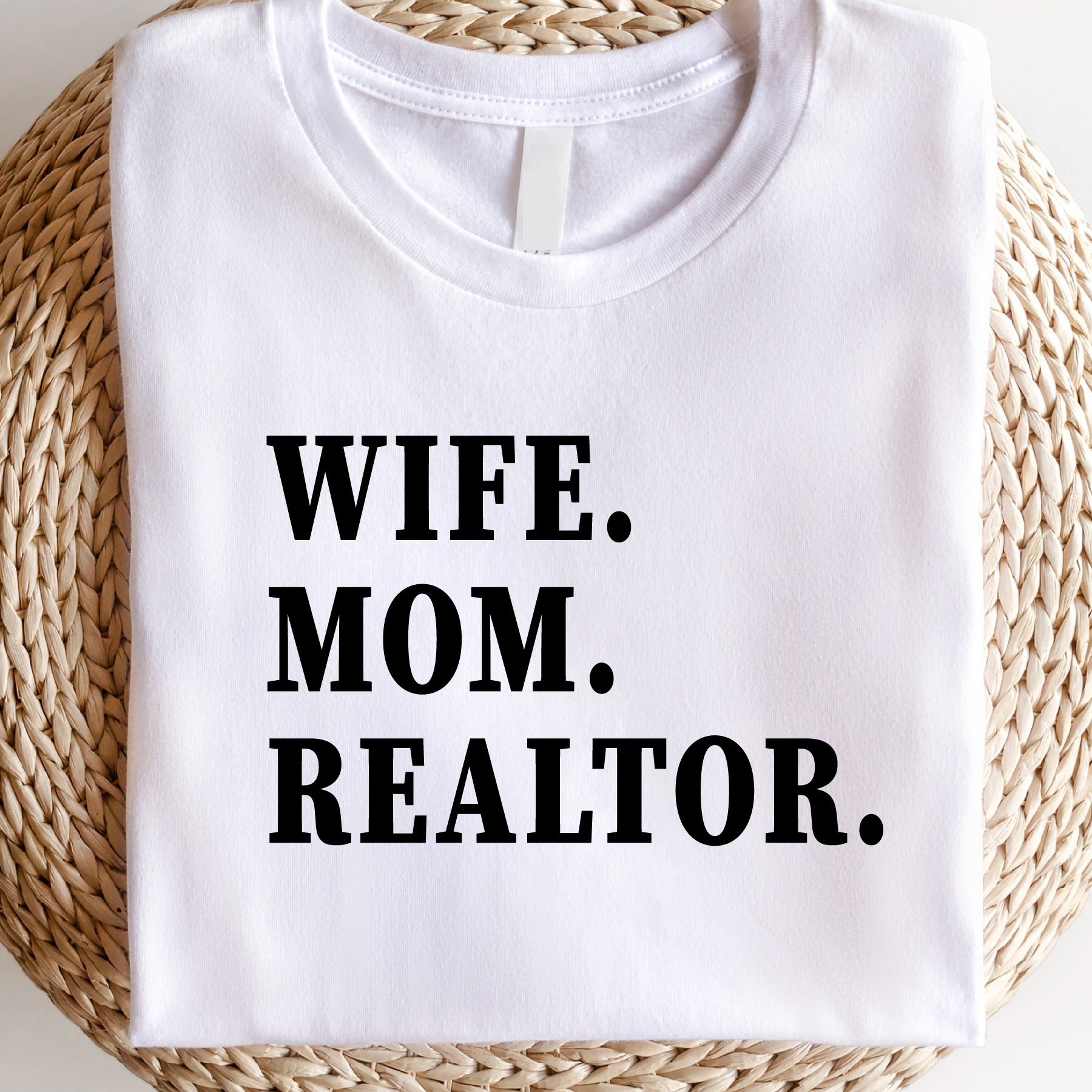 

Tt415 Wife Mom Realtor Shirt, Real Estate Mom Life T-shirt, Gift For Realtor Mom, , Real Estate Marketing Shirts, Realtor Wife