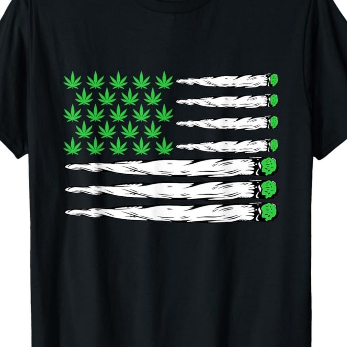 TEMU 180g American Flag Leaves Fun American Flag Jar T-shirt Local Warehouse Delivery Enjoy Discount Suitable For Easter, Halloween, Thanksgiving, Christmas, Etc.