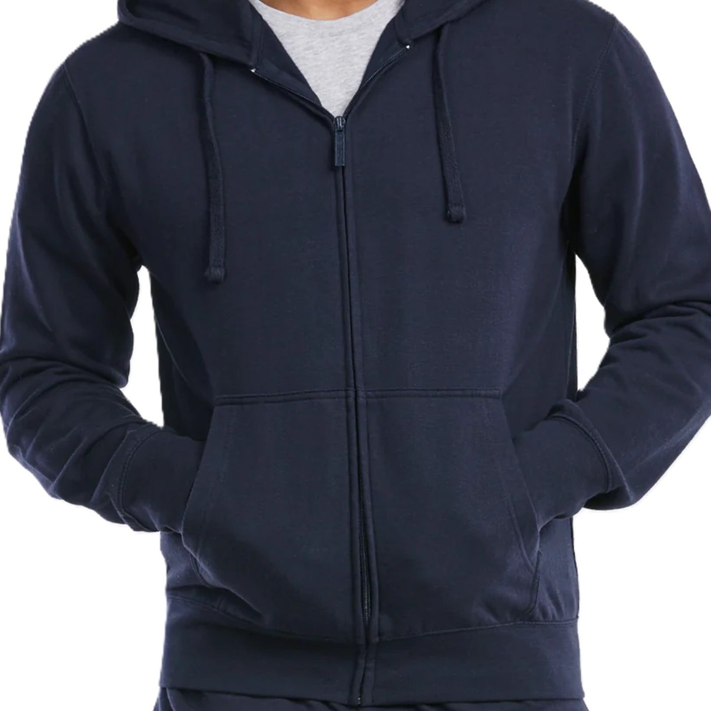 

Men's Lightweight Fleece Zipper Hoodie (s - Xl)