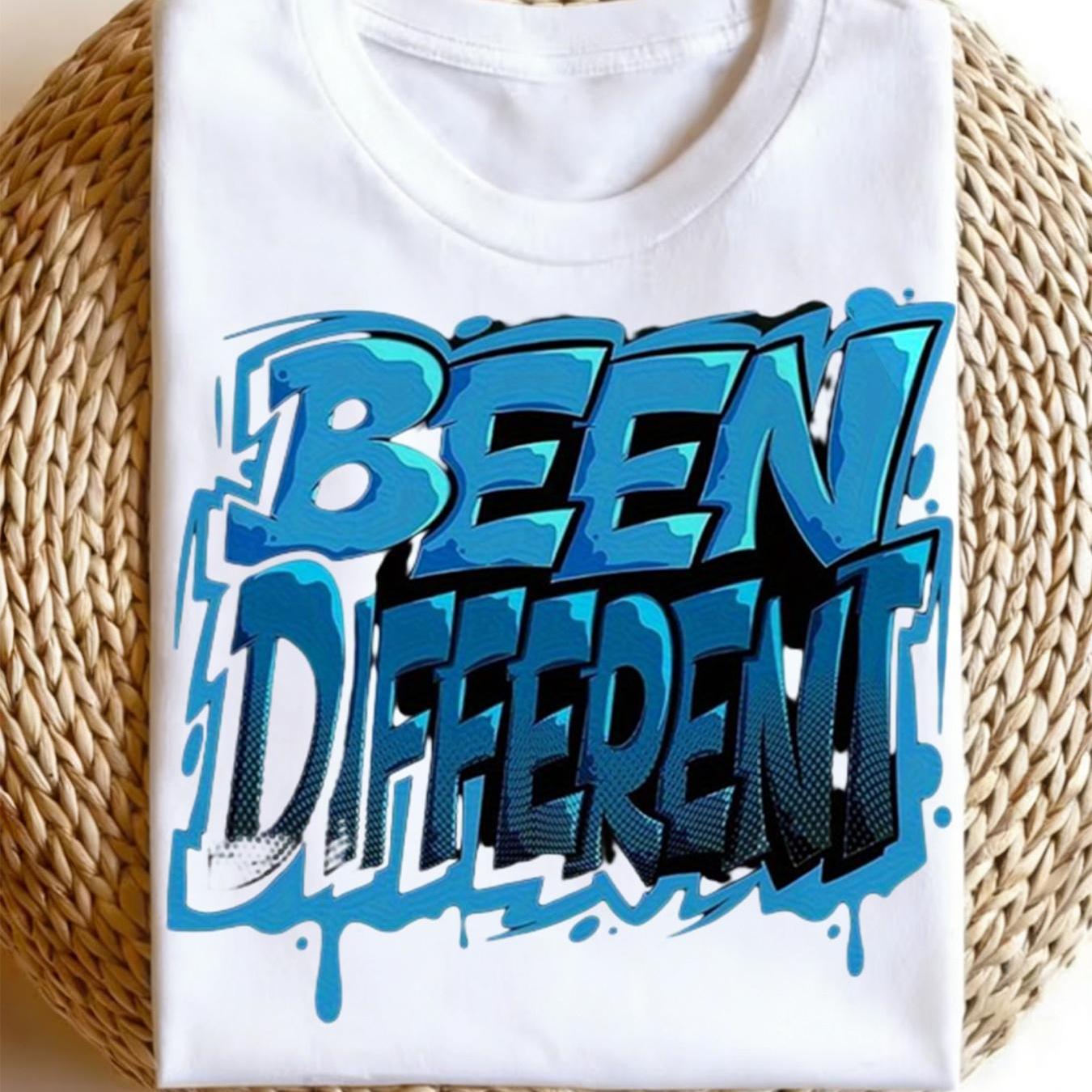 Men's Black Different Turquoise Blue Graffiti Drip Tshirt Urban Streetwear Casual Round Neck With Paint Splatter Lettering Machine Washable For Casual Ttir Top For Da.jpg