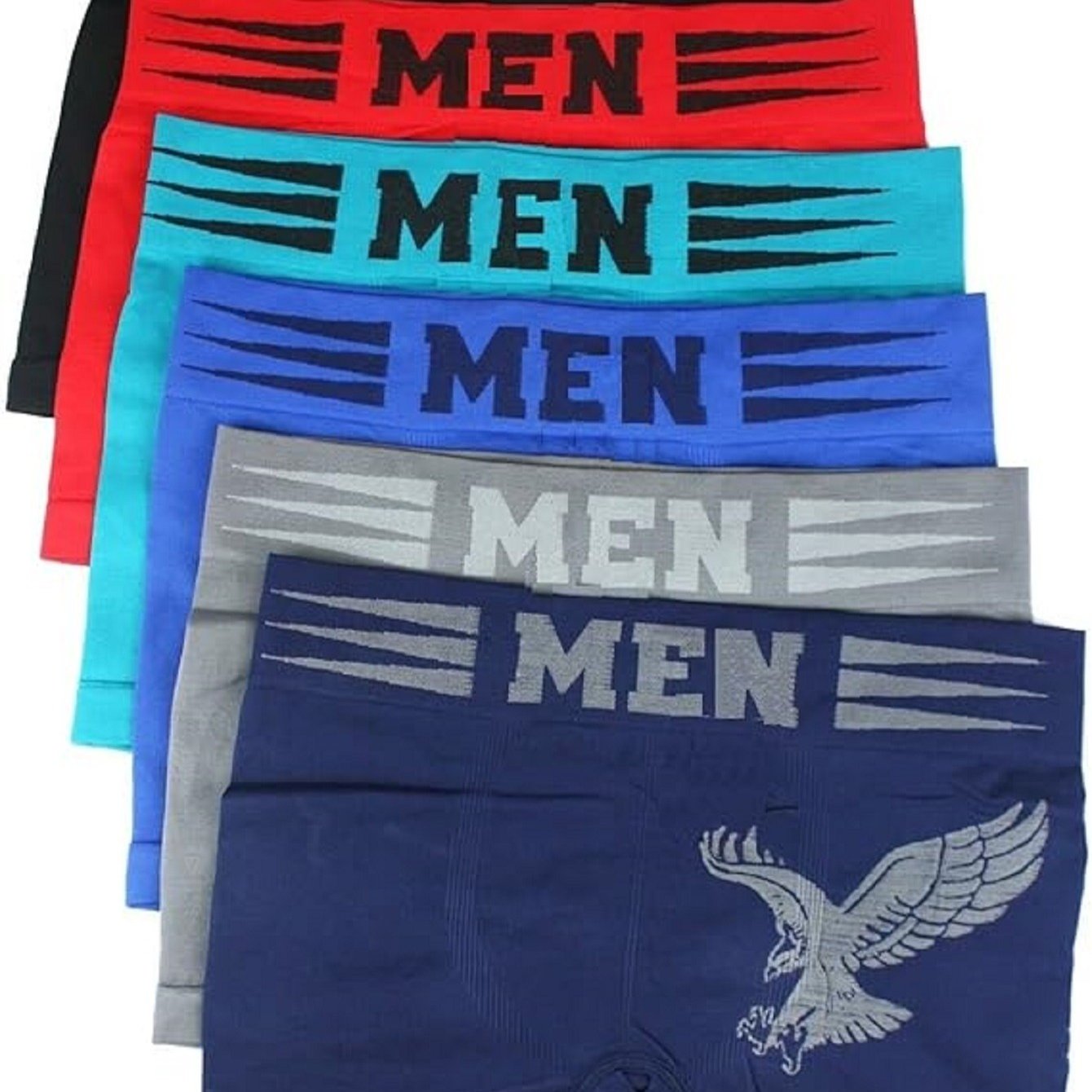 TEMU Mens Underwear Boxer Briefs Underwear Stretch 6 Pack