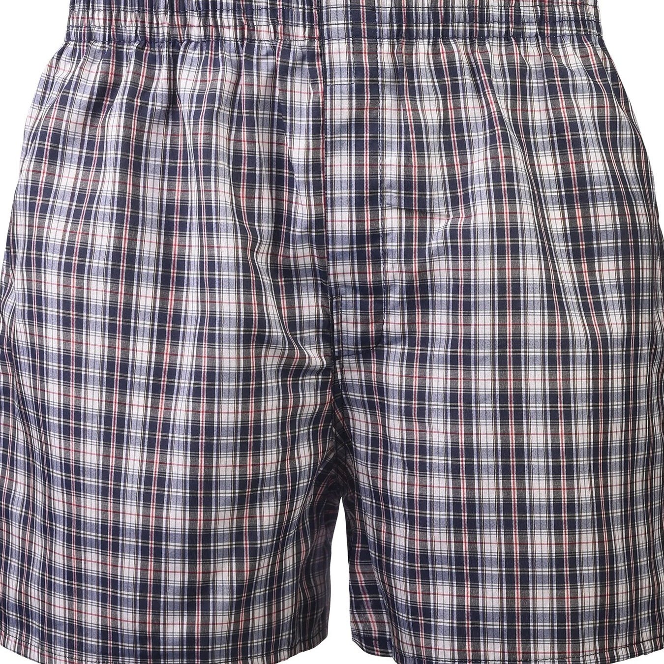 

Mens 3 Pieces Assorted Mixed Prints Of Plaids And Stripes Comfy Boxers