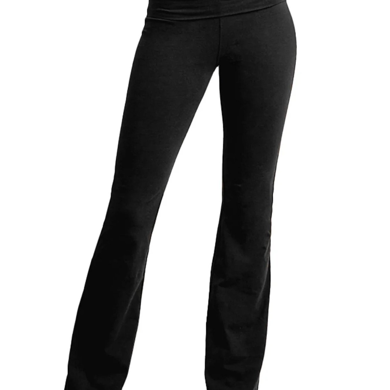 

Ladies Yoga Pants With Open Bell Bottom Style
