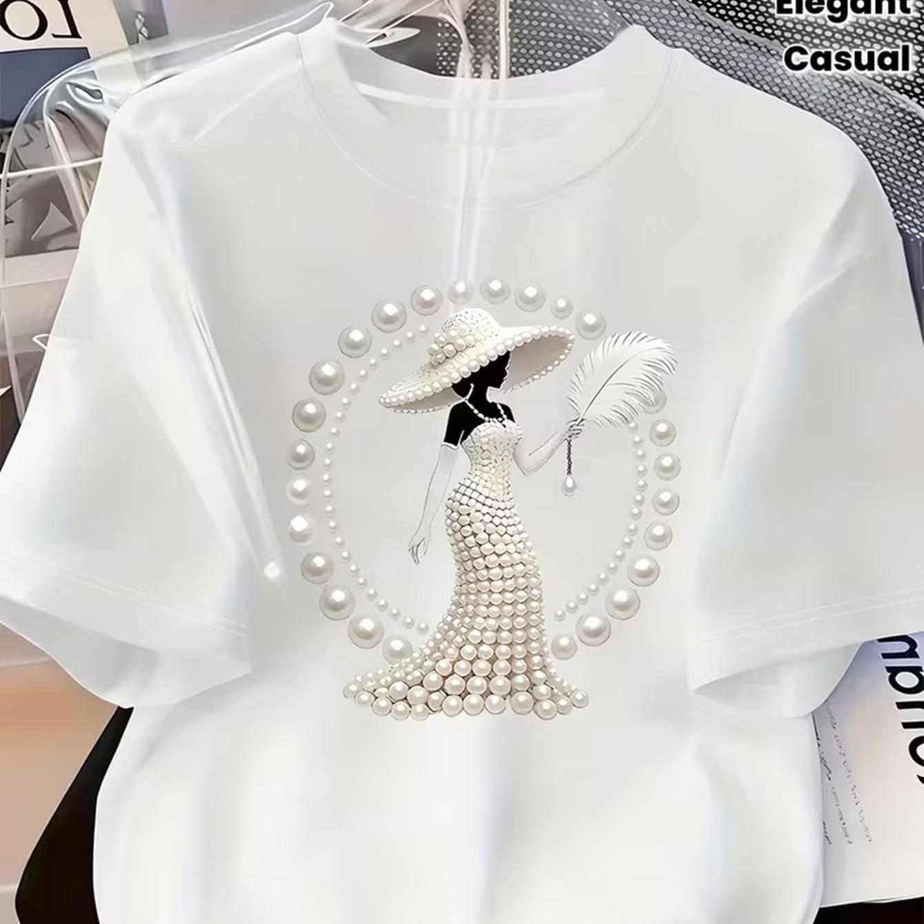 TEMU Fashionable Men's Short-sleeve T-shirt, Holiday Clothing, Comfortable And Breathable, , Trendy And Versatile, Suitable For , Festivals, Day In