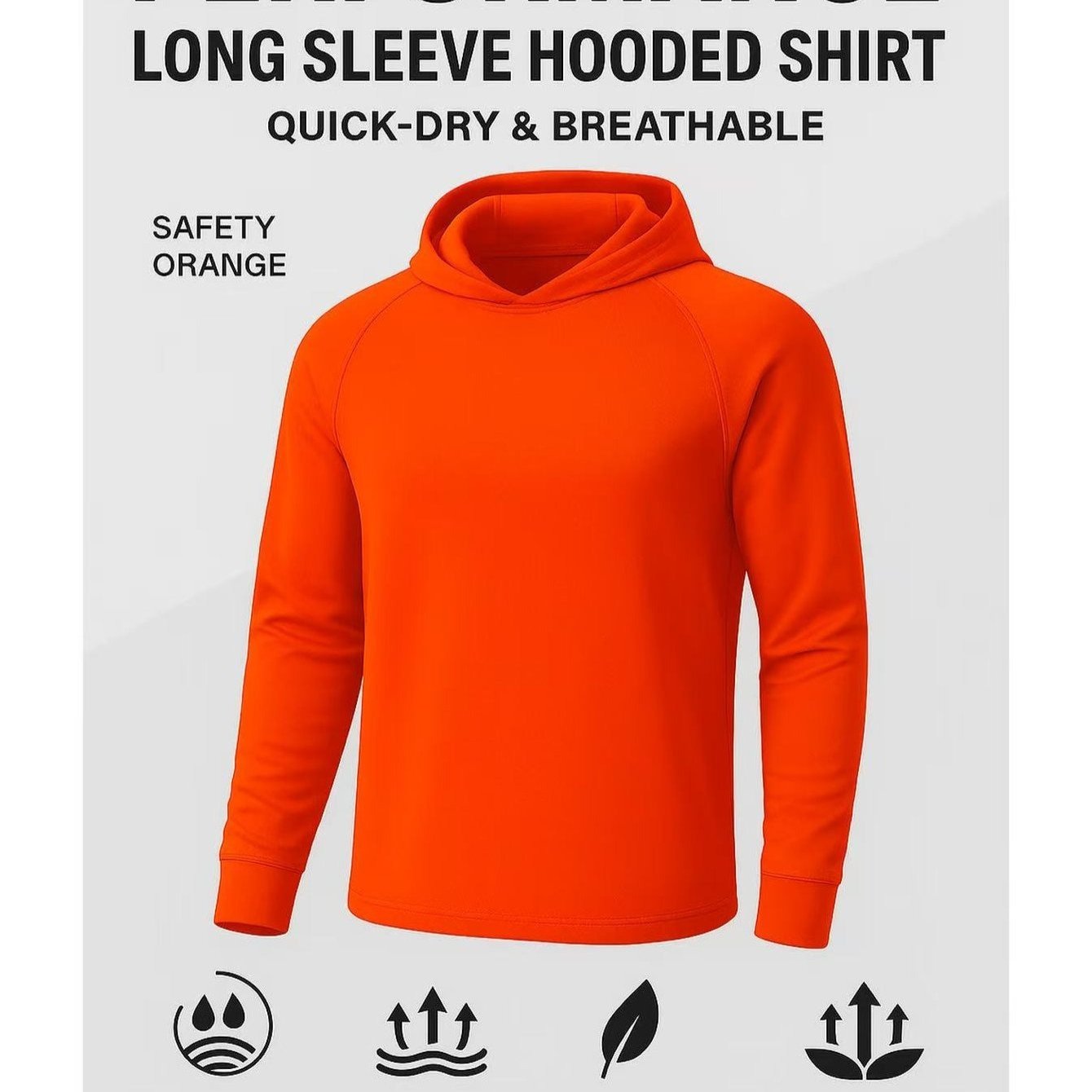 Men’s Sun Protection Hoodie - Cooling, Moisture-wicking, Outdoor Activewear