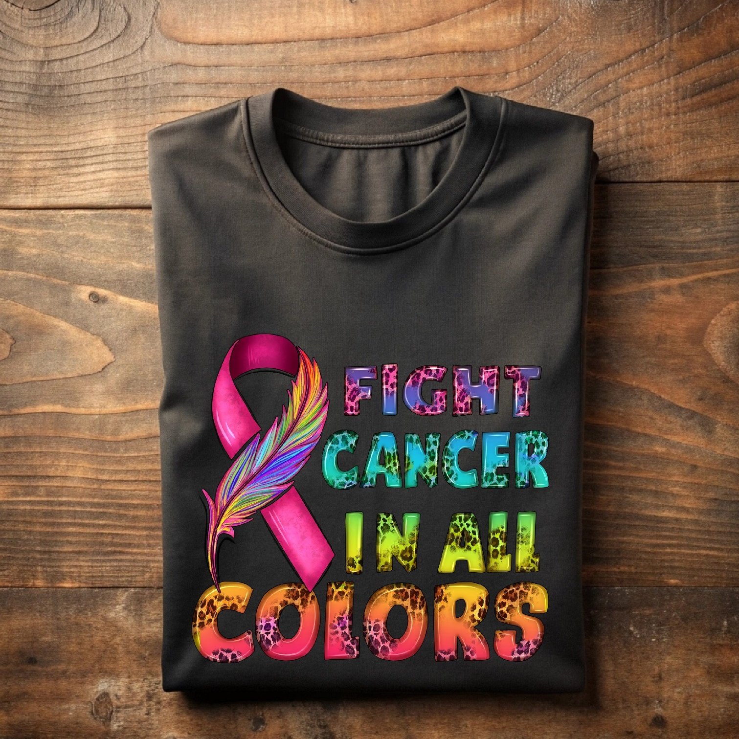 

At-132 Fight In T-shirt, Awareness Shirt, Support Shirt, Survivor Gift, Ribbon Shirt